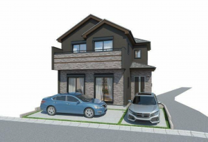 仙台市若林区大和町、新築一戸建ての画像です