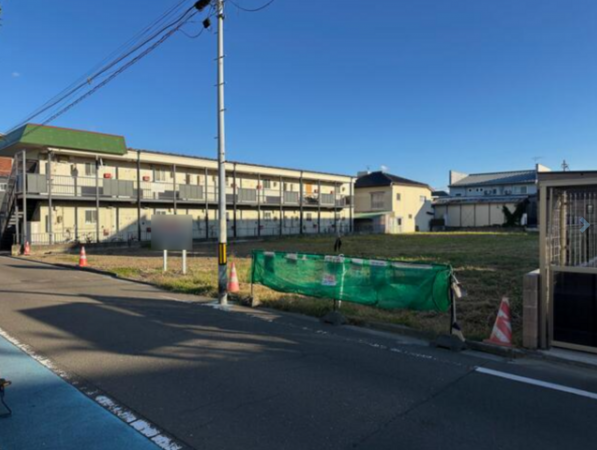 仙台市若林区五十人町、土地の画像です
