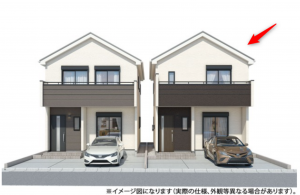 仙台市若林区白萩町、新築一戸建ての画像です