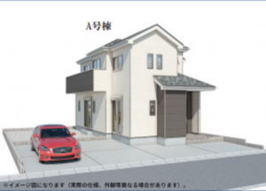 仙台市若林区上飯田、新築一戸建ての画像です