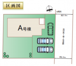 仙台市若林区上飯田、新築一戸建ての画像です