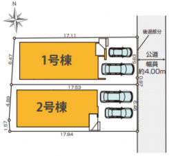 仙台市若林区中倉、新築一戸建ての画像です