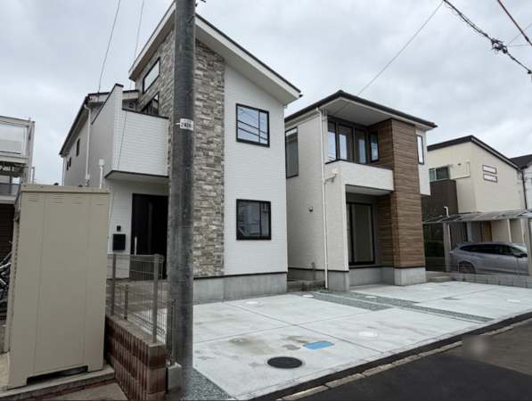 仙台市若林区中倉、新築一戸建ての画像です