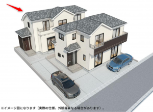仙台市若林区沖野、新築一戸建ての画像です