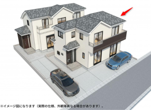 仙台市若林区沖野、新築一戸建ての画像です