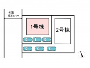 仙台市若林区上飯田、新築一戸建ての画像です