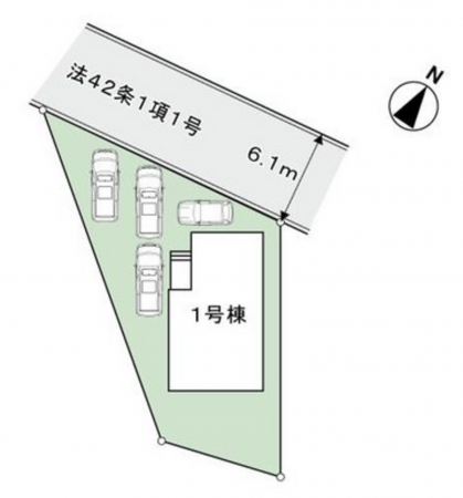 仙台市若林区上飯田、新築一戸建ての画像です