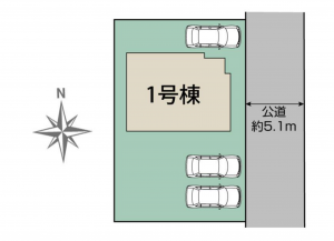 仙台市若林区沖野、新築一戸建ての画像です