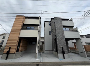 仙台市若林区裏柴田町、新築一戸建ての画像です