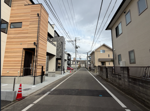 仙台市若林区裏柴田町、新築一戸建ての画像です