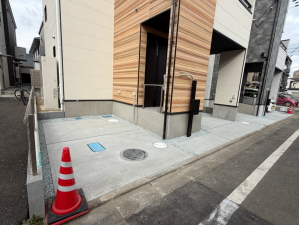 仙台市若林区裏柴田町、新築一戸建ての画像です