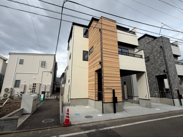 仙台市若林区裏柴田町、新築一戸建ての画像です