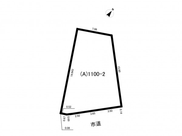 和泉市室堂町、土地の間取り画像です