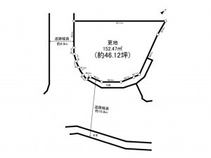 和泉市弥生町、土地の間取り画像です