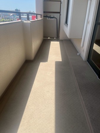 和泉市いぶき野、マンションのバルコニー画像です
