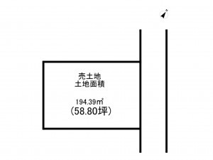 和泉市和気町、土地の間取り画像です