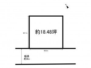 和泉市富秋町、土地の間取り画像です