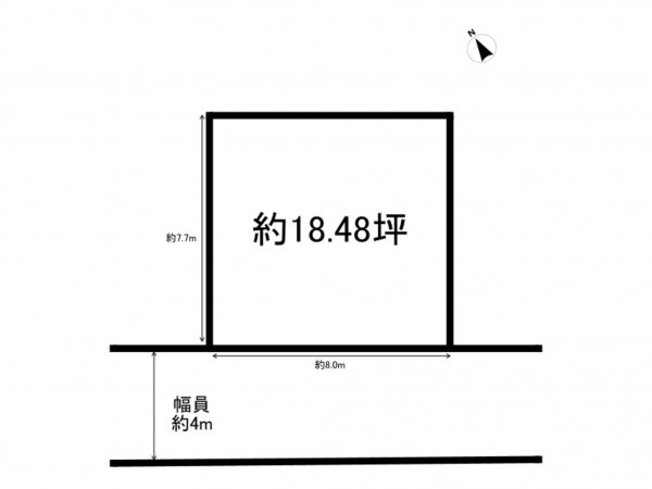 和泉市富秋町、土地の間取り画像です