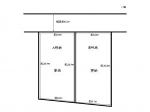 和泉市青葉台、土地の間取り画像です