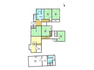 和泉市三林町、土地の間取り画像です