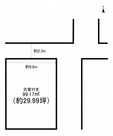 和泉市黒鳥町、土地の間取り画像です