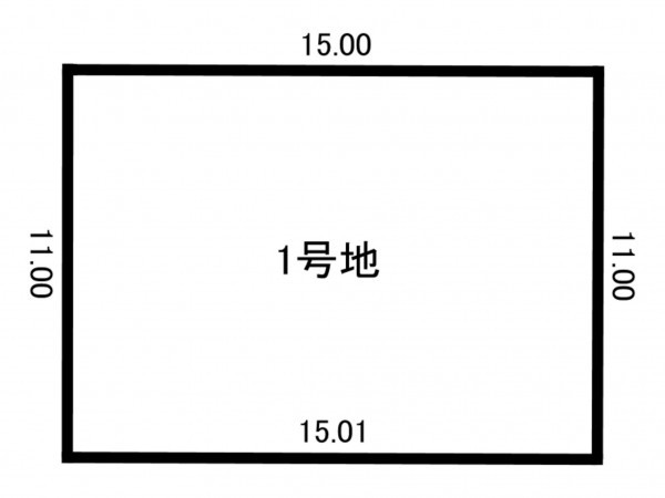 和泉市光明台、土地の間取り画像です