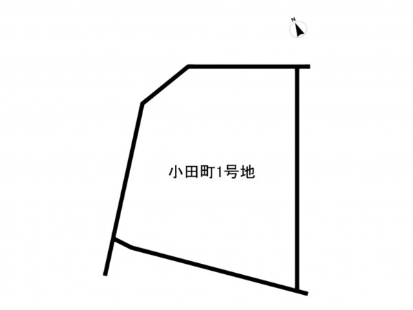 和泉市小田町、土地の間取り画像です