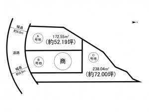 和泉市室堂町、土地の間取り画像です
