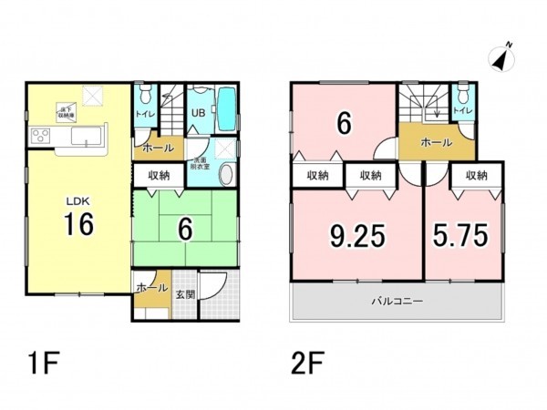 和泉市光明台、新築一戸建ての間取り画像です
