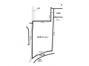 和泉市伏屋町、土地の間取り画像です