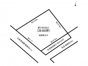 和泉市王子町、土地の間取り画像です