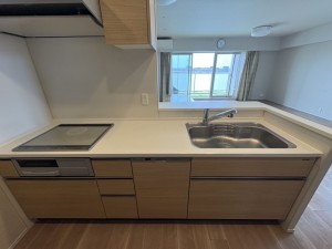 、マンションのキッチン画像です