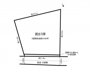 和泉市王子町、土地の間取り画像です