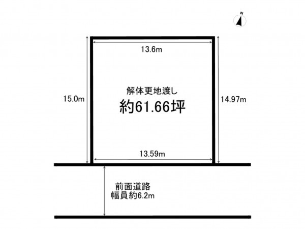 和泉市緑ケ丘、土地の間取り画像です