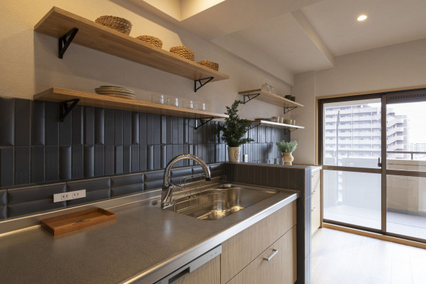 和泉市和気町、マンションのキッチン画像です