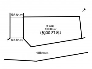 和泉市小田町、土地の間取り画像です