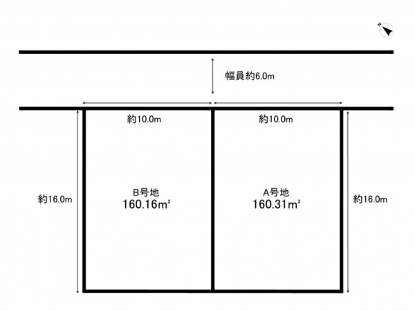 和泉市光明台、土地の間取り画像です
