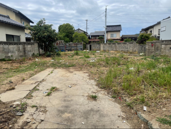 出雲市大社町杵築南、土地の画像です