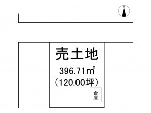 出雲市斐川町名島、土地の間取り画像です