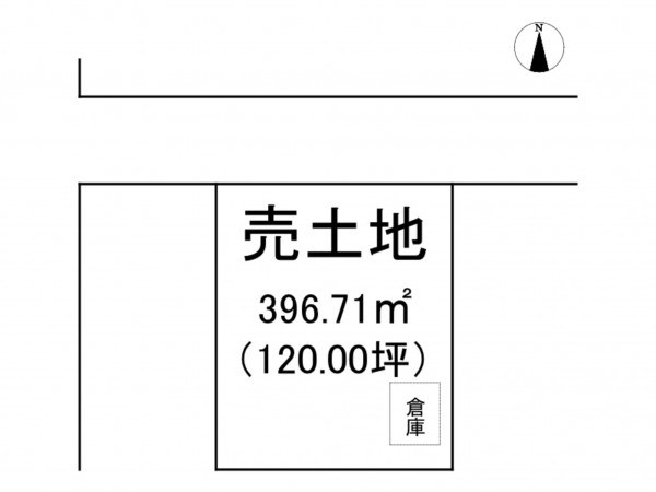 出雲市斐川町名島、土地の間取り画像です