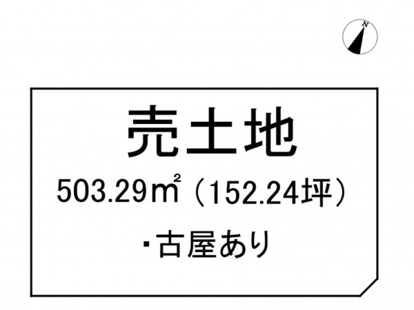 出雲市大塚町、土地の間取り画像です