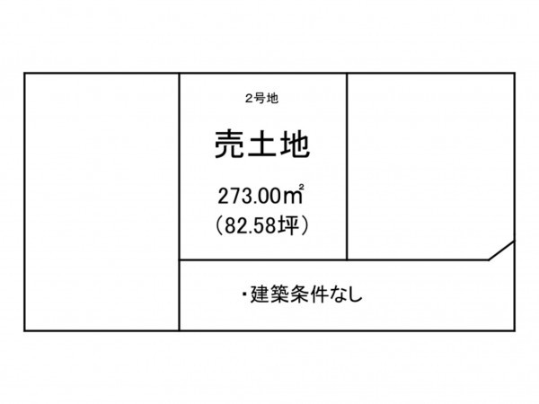 出雲市高岡町、土地の間取り画像です