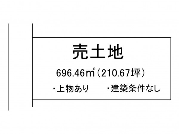 出雲市斐川町名島、土地の間取り画像です