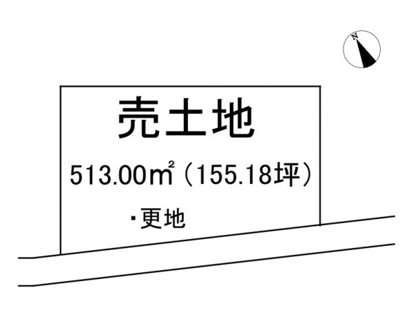 出雲市浜町、土地の間取り画像です