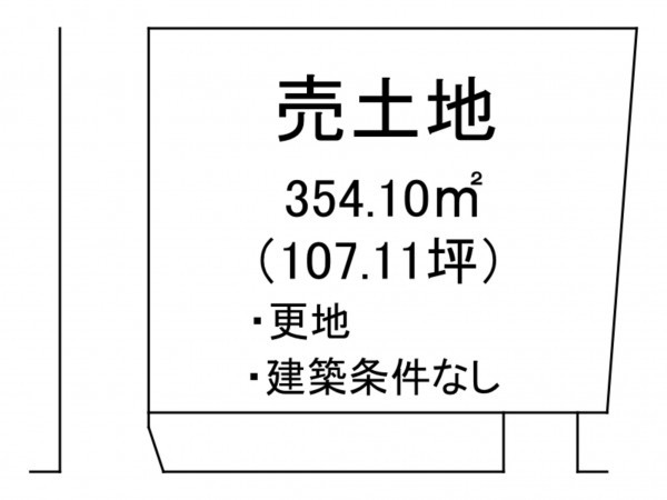 出雲市姫原町、土地の間取り画像です