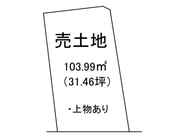 出雲市灘分町、土地の間取り画像です