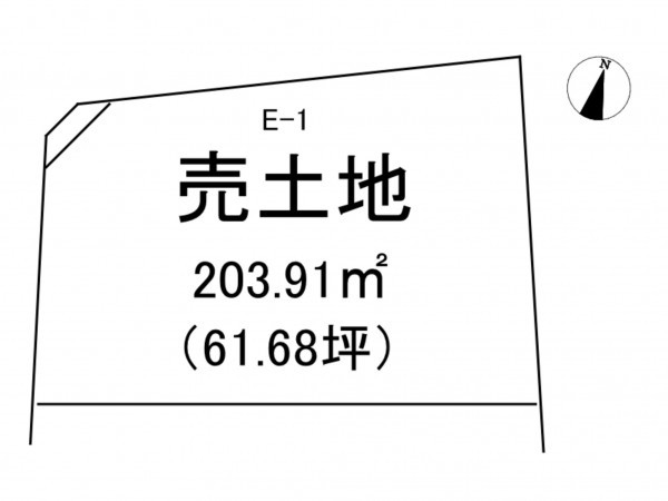 出雲市塩冶町、土地の間取り画像です