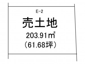 出雲市塩冶町、土地の間取り画像です