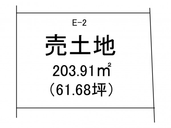 出雲市塩冶町、土地の間取り画像です