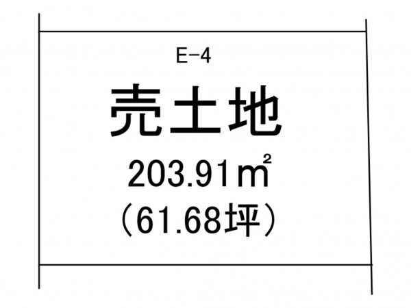 出雲市塩冶町、土地の間取り画像です